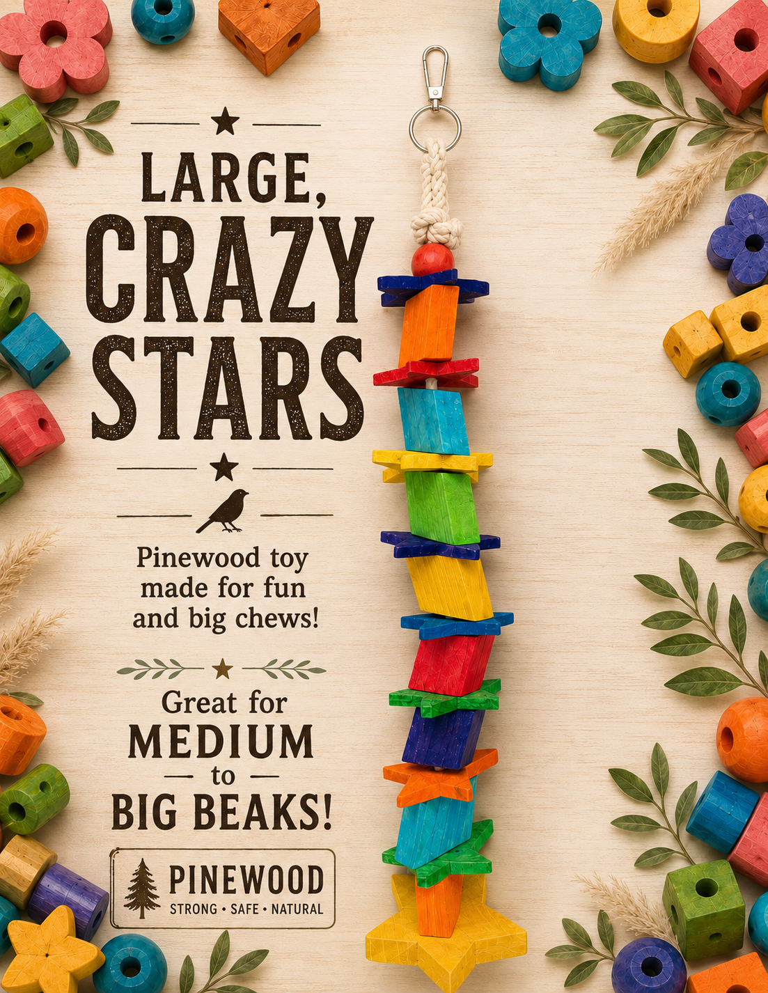 Large Crazy Stars