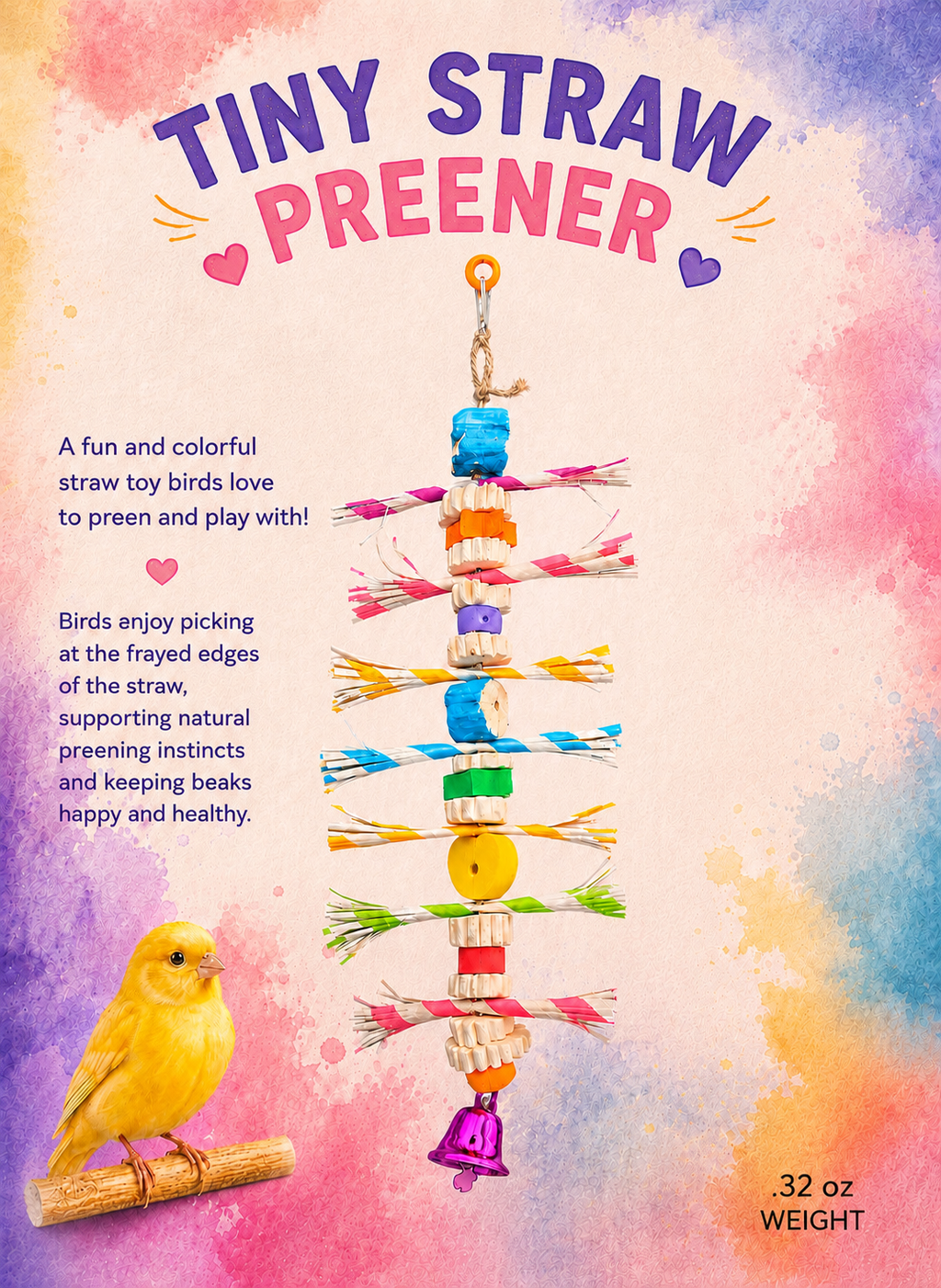 Tiny Straw Preener