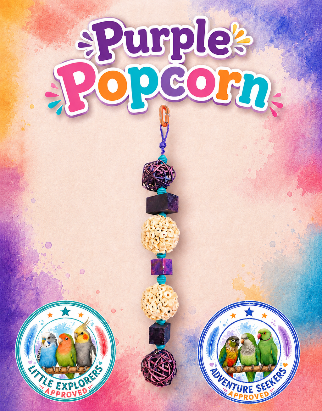 Purple popcorn