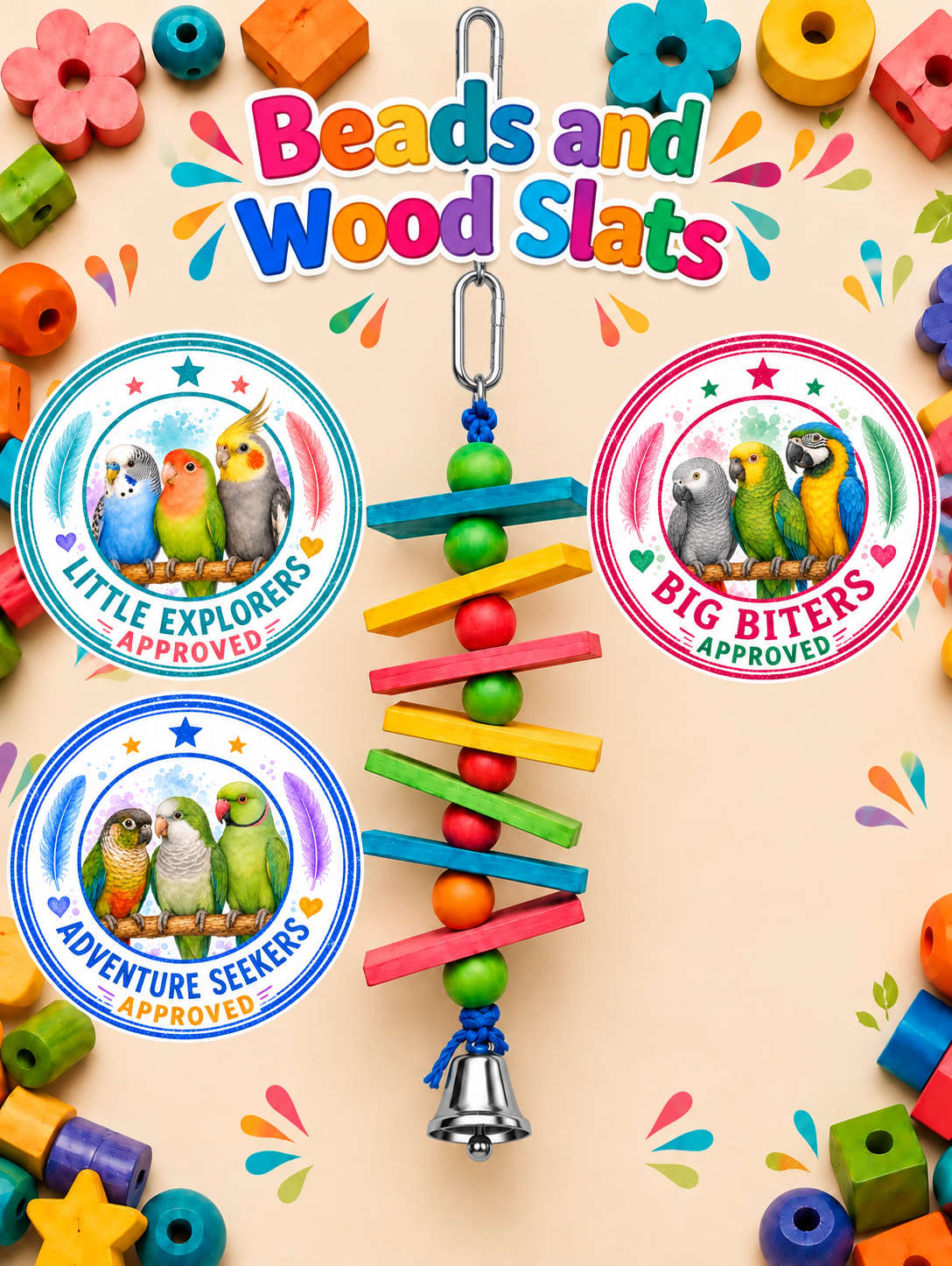Beads and Wood Slats