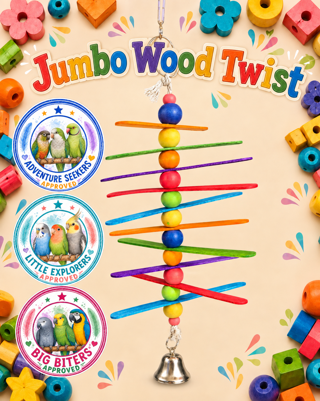 Jumbo Wood Twist