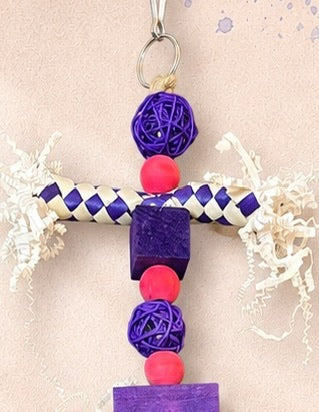 Purple Bamboo Heart Shredder