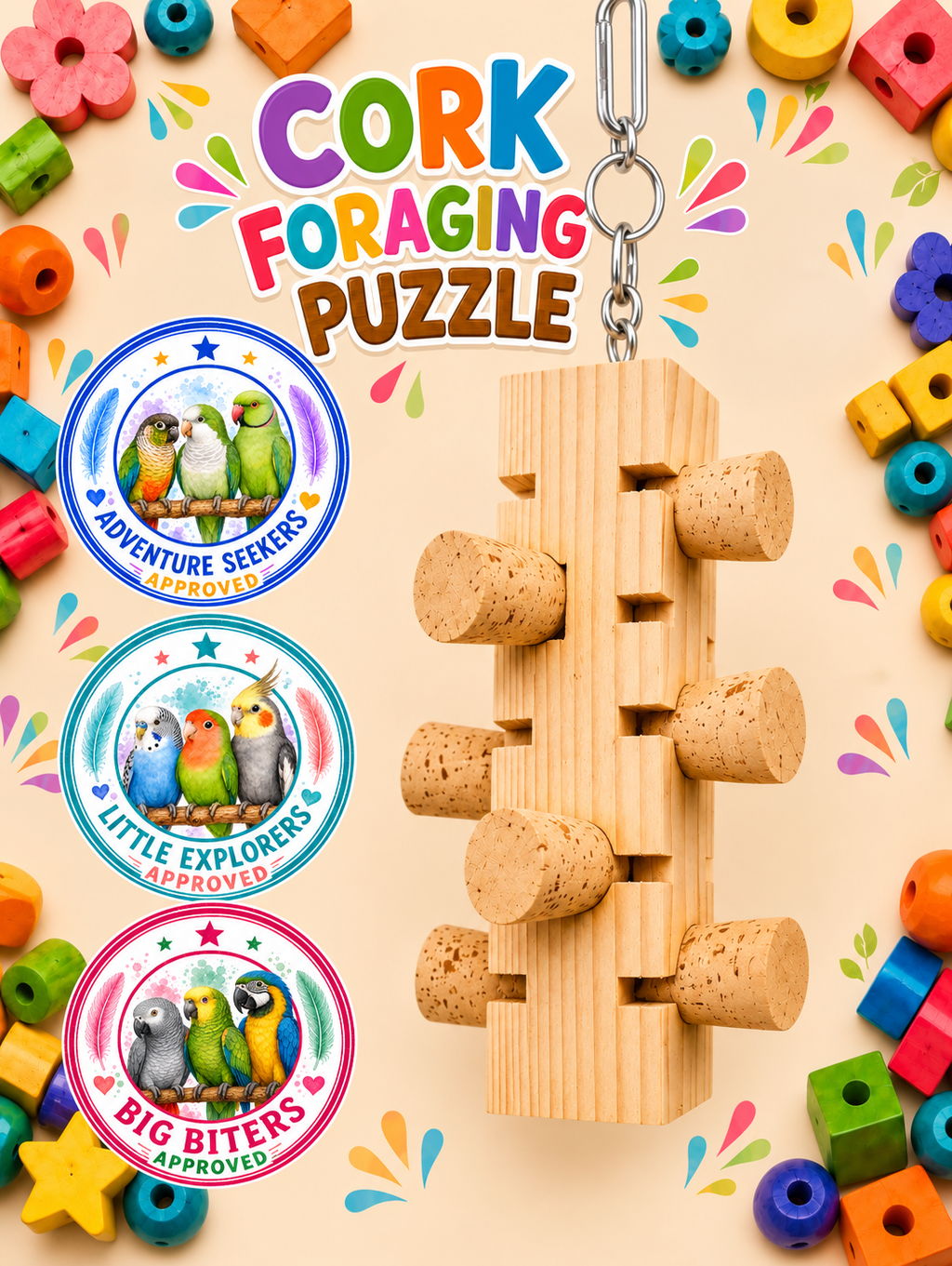 Cork Foraging Puzzle