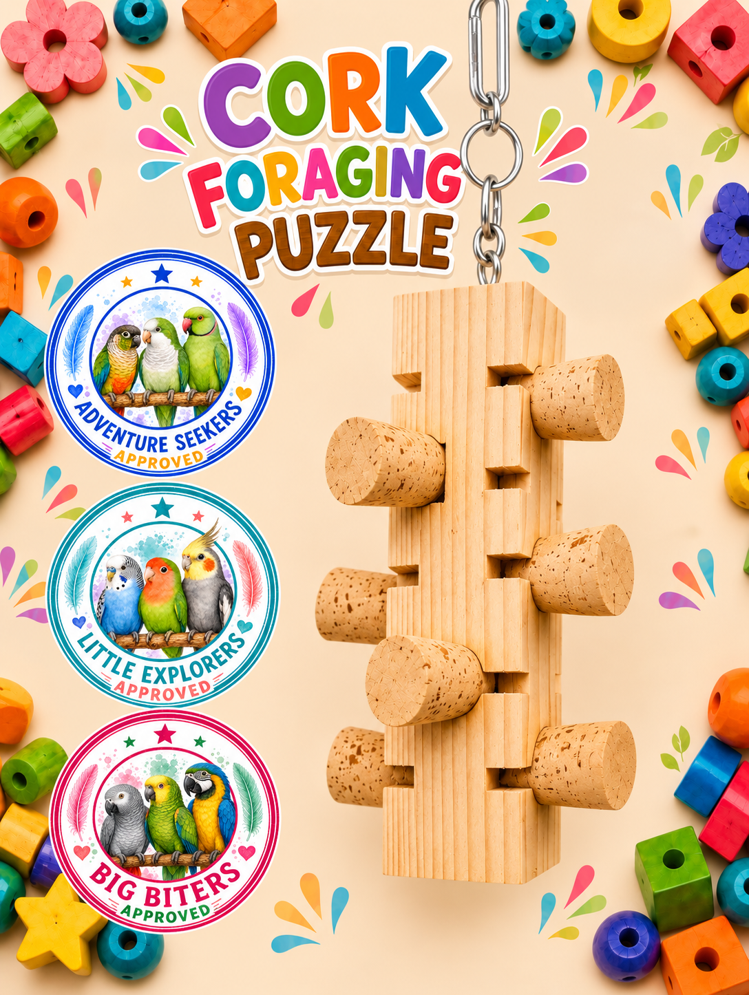 Cork Foraging Puzzle