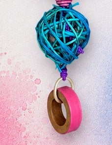 Blue Vine Heart
