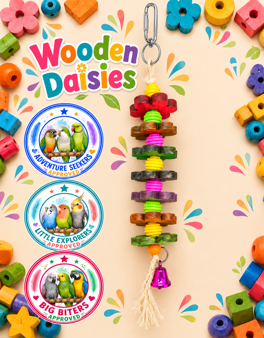 Wooden Daisies