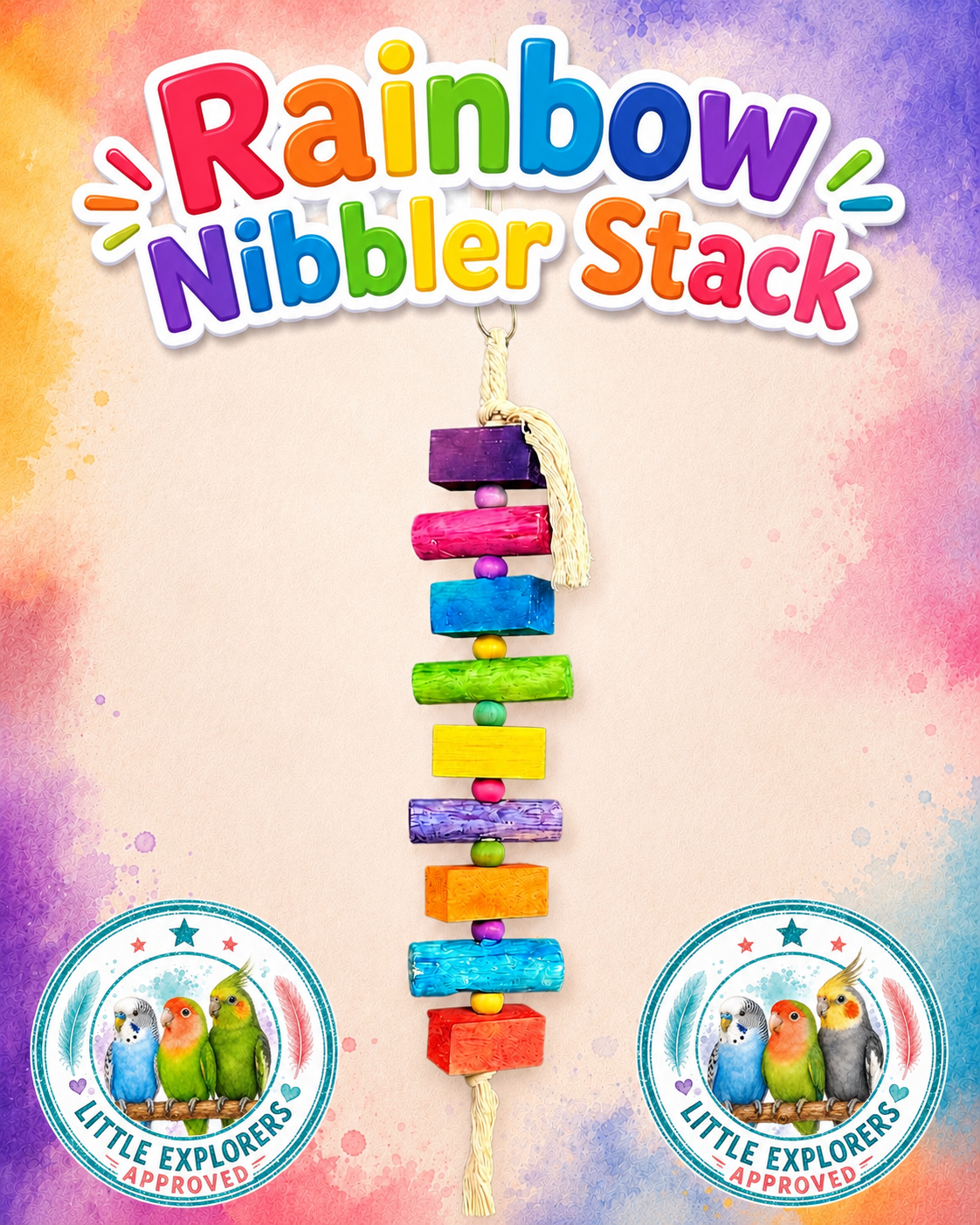 Rainbow Nibbler Stack