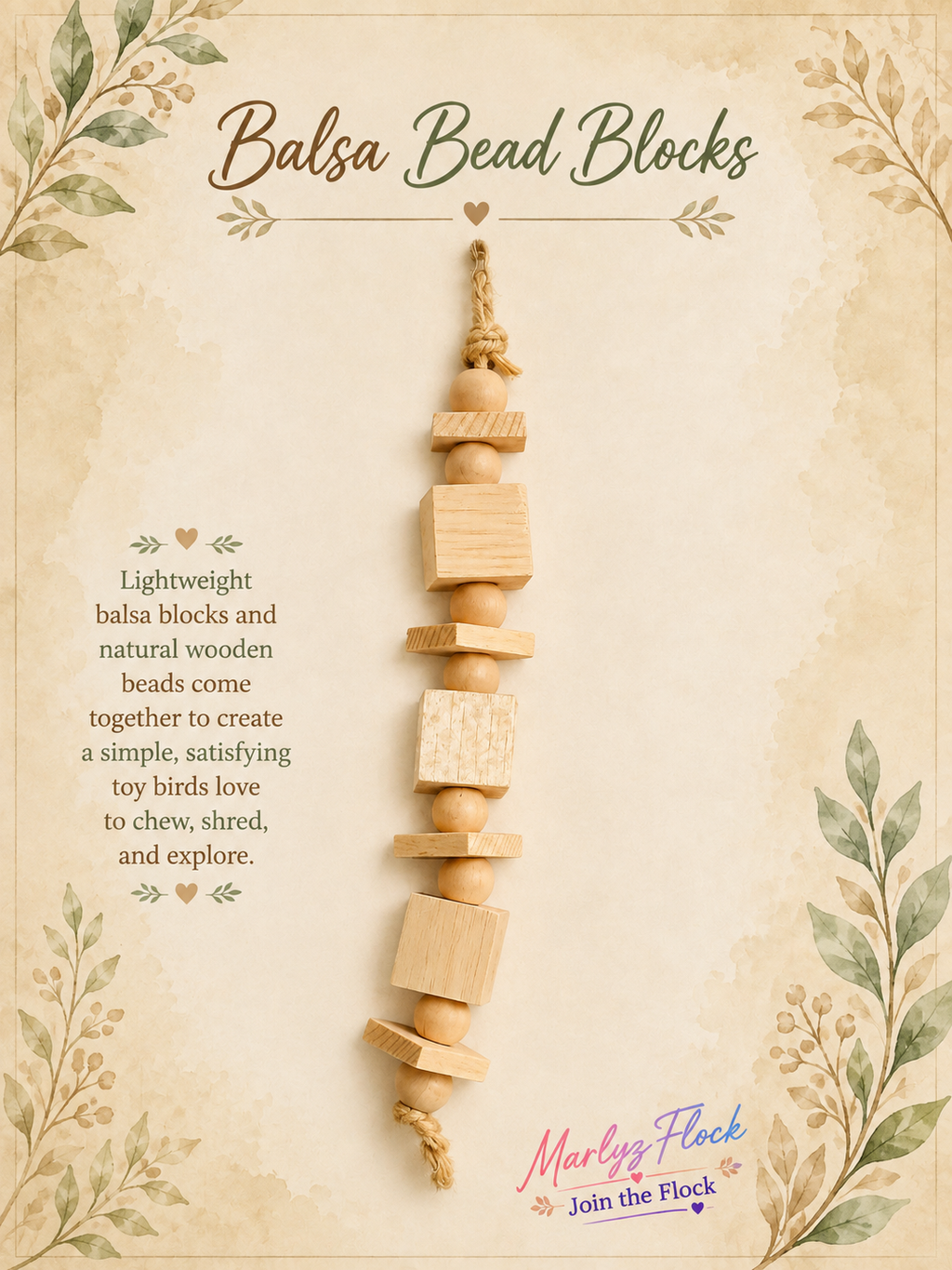 Balsa Bead Blocks