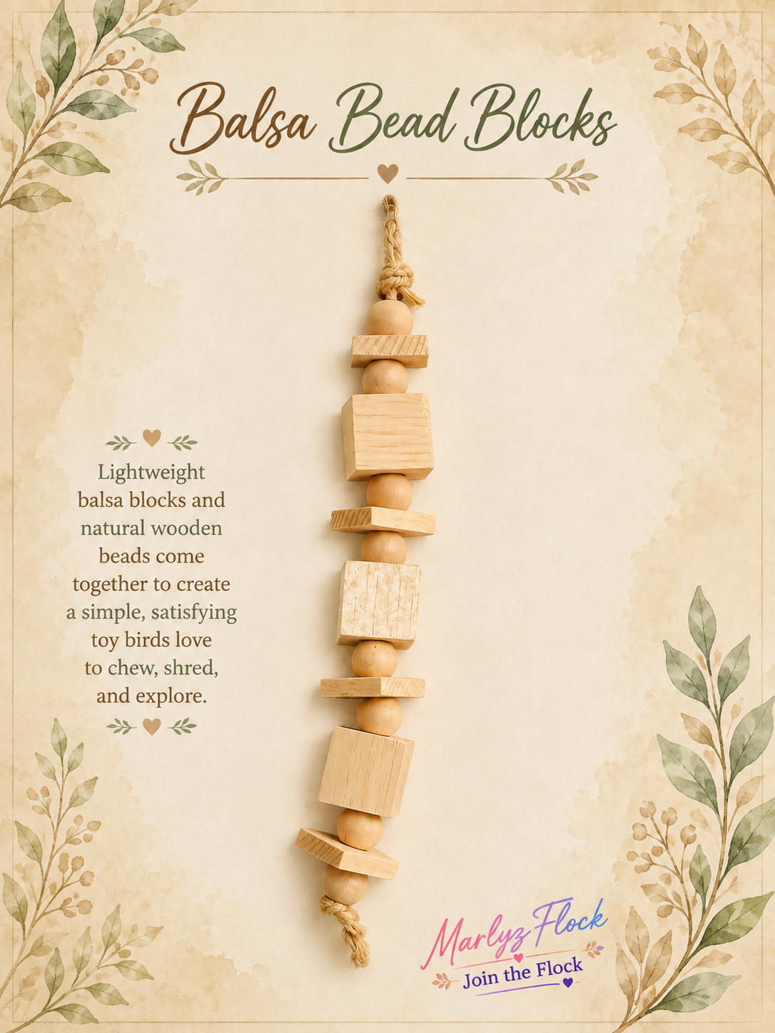 Balsa Bead Blocks
